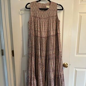Khara Kapas Blockprint Maxi Dress